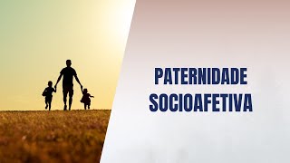 Paternidade socioafetiva [upl. by Burnett]