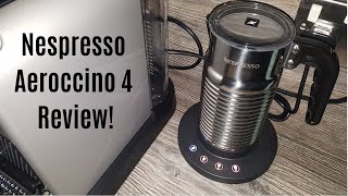 Nespresso Aeroccino 4 Milk Frother Review  Worth upgrading from the Aeroccino 3 [upl. by Rachel380]