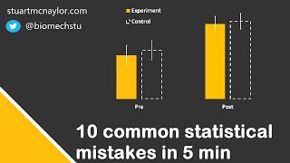 Ten Statistical Mistakes in 5 Min [upl. by Notyard]