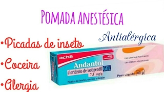 Resenha PomadaAndantol Gel [upl. by Georgie]