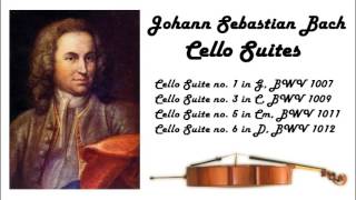 Johann Sebastian Bach  Cello suites in 432 Hz great for reading or studying [upl. by Merrill481]