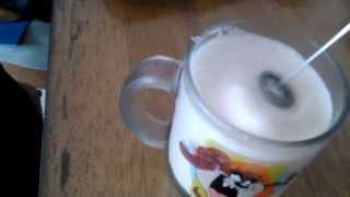 Aerolatte Review Frothing Cold Milk In Under 1 Minute [upl. by Allehs552]